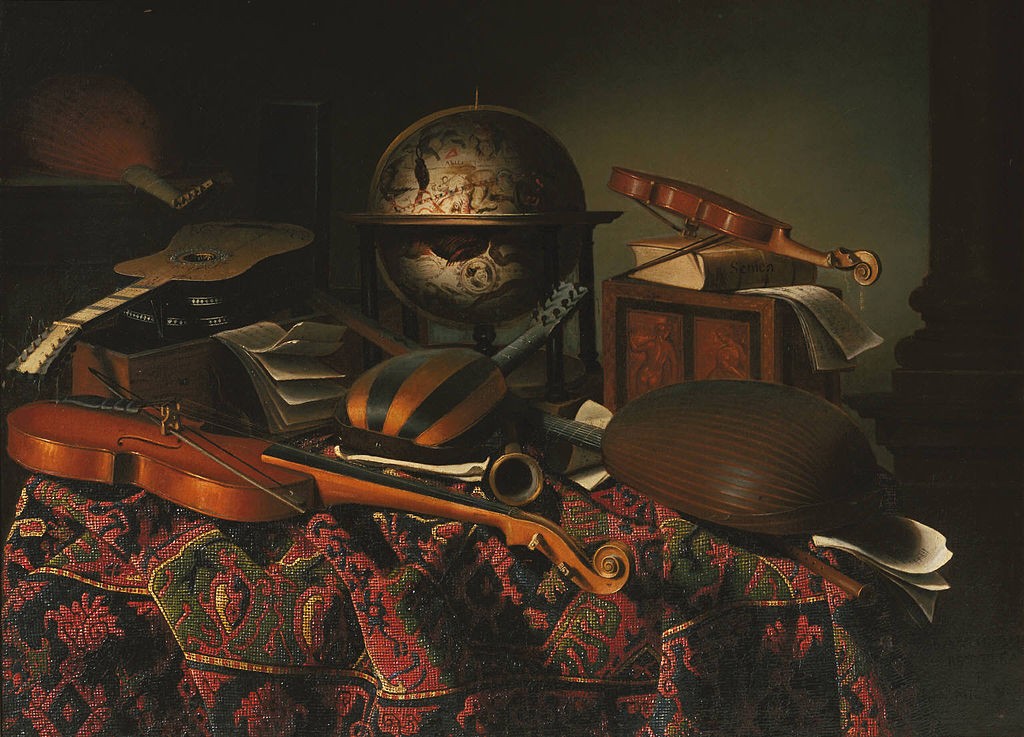 still life with instruments