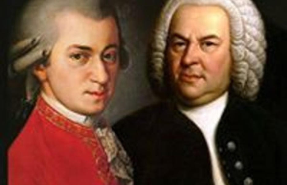 Bach and Mozart