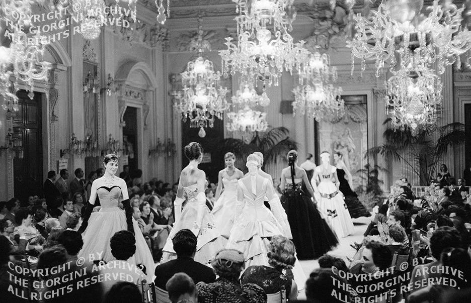 1955 Italian fashion show