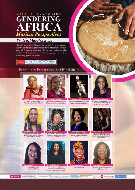 poster for gendering Africa event