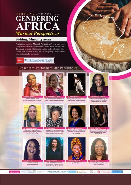 poster for gendering Africa event