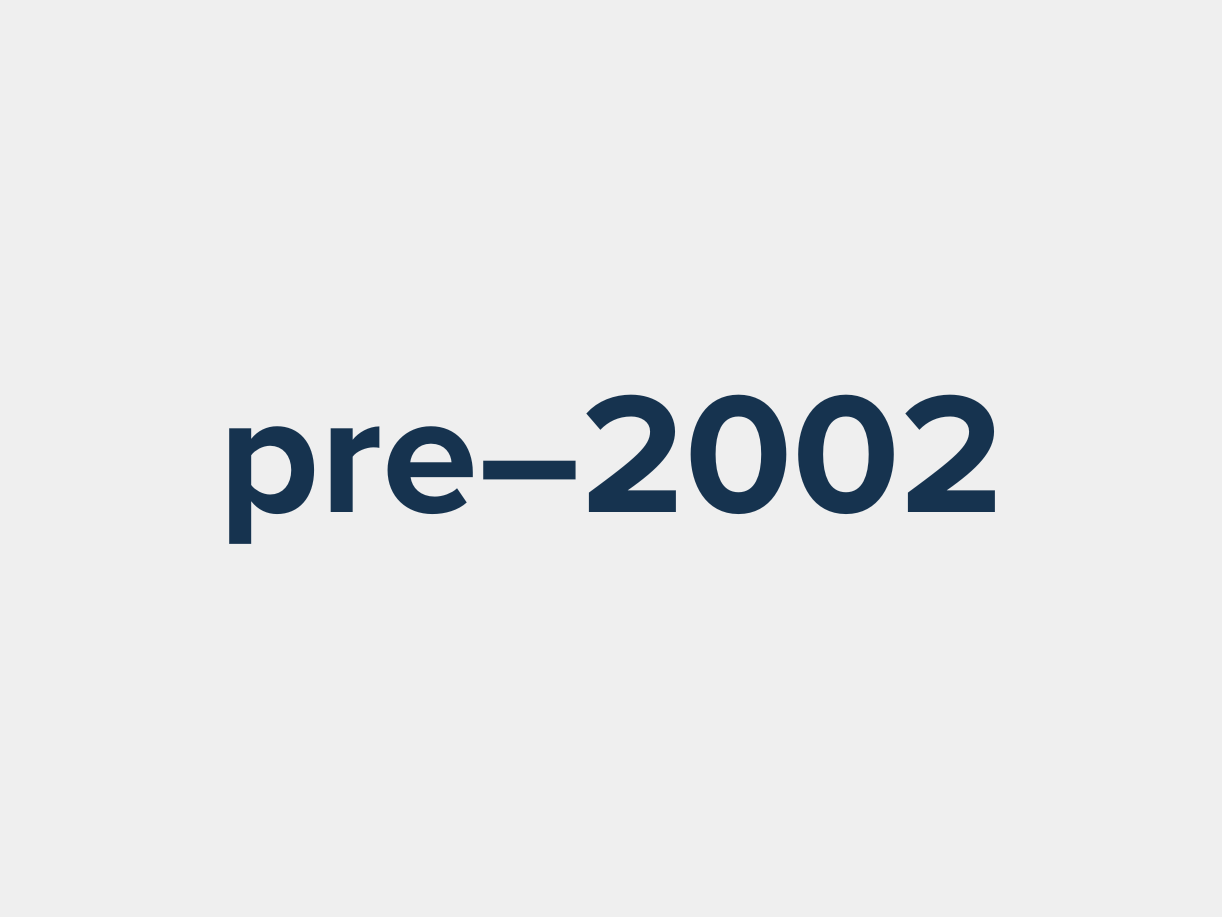 pre-2002