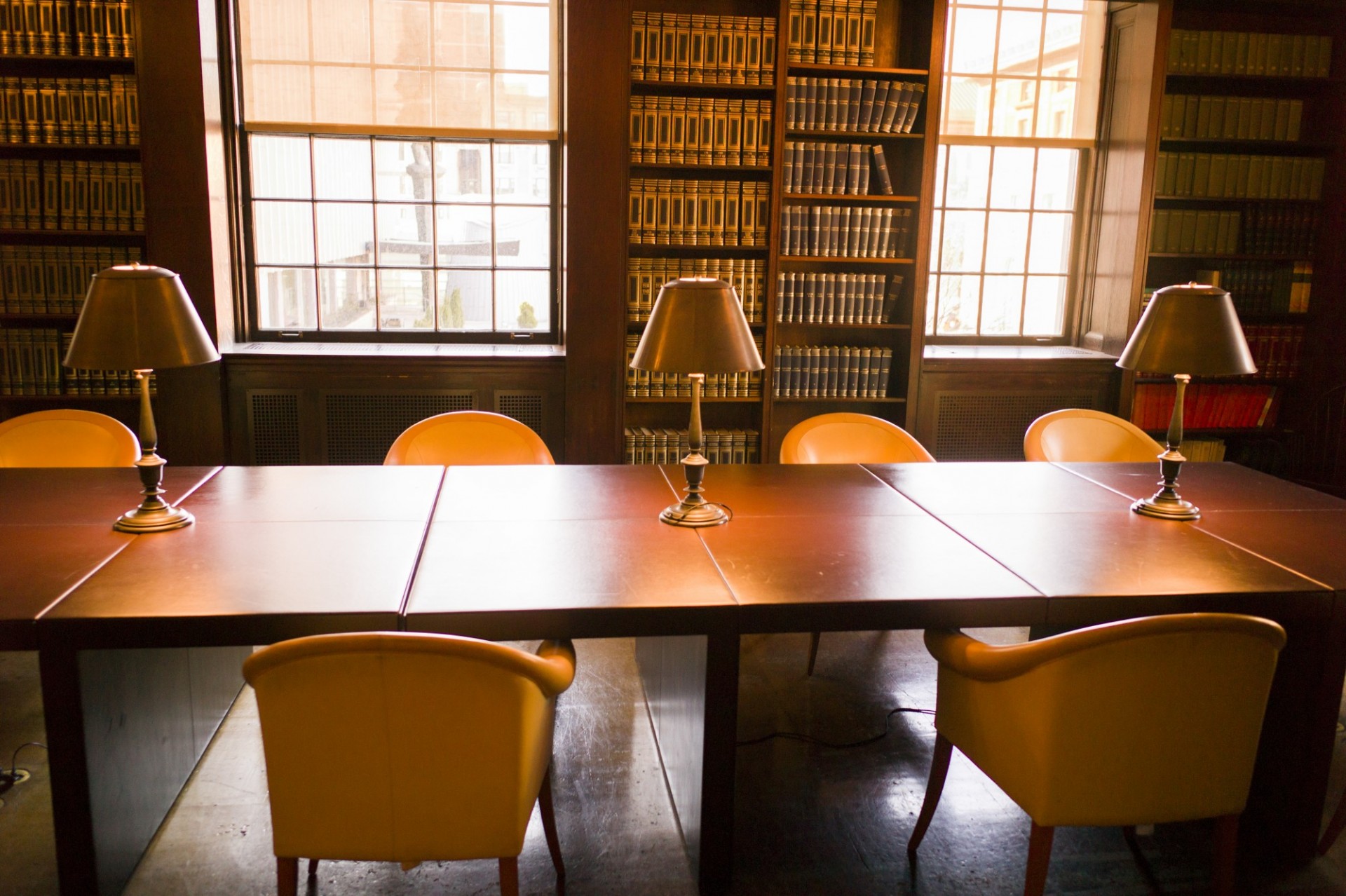 Library conference table