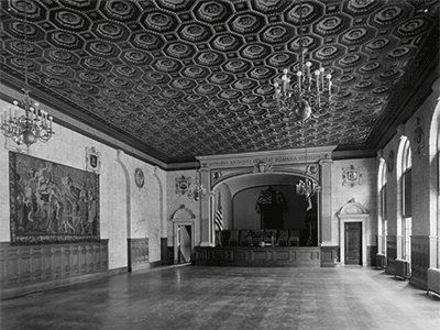 Casa Italiana's Teatra (auditorium) opens to the public.