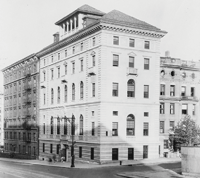 Photograph of the Casa Italiana building exterior (from the south-west).