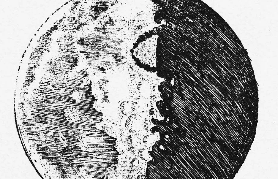 drawing moon