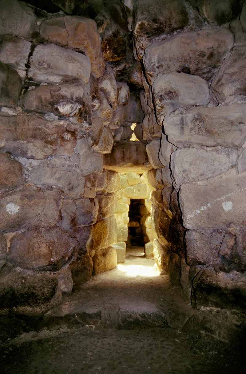 Doorway out to courtyard and second tower entrance
