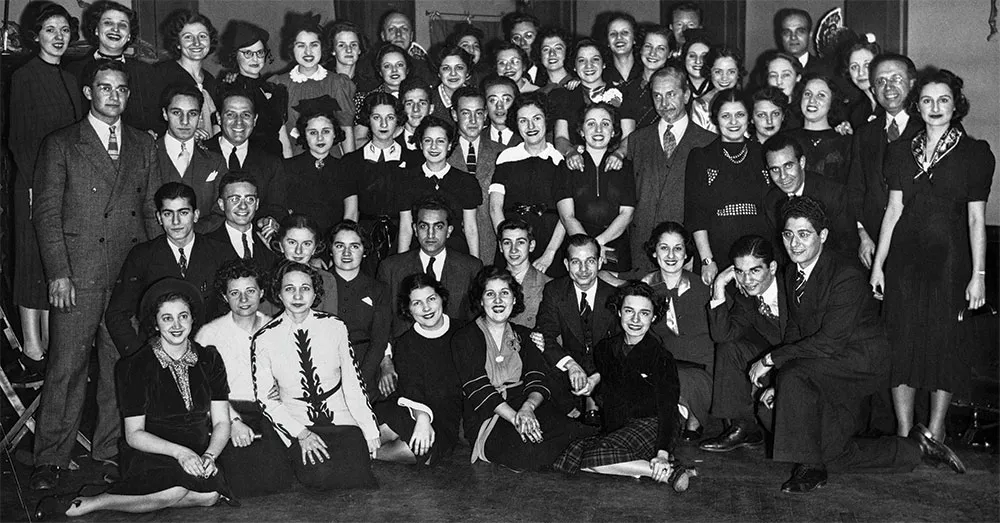 Group photograph at the Casa Italiana.