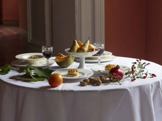 food on a table