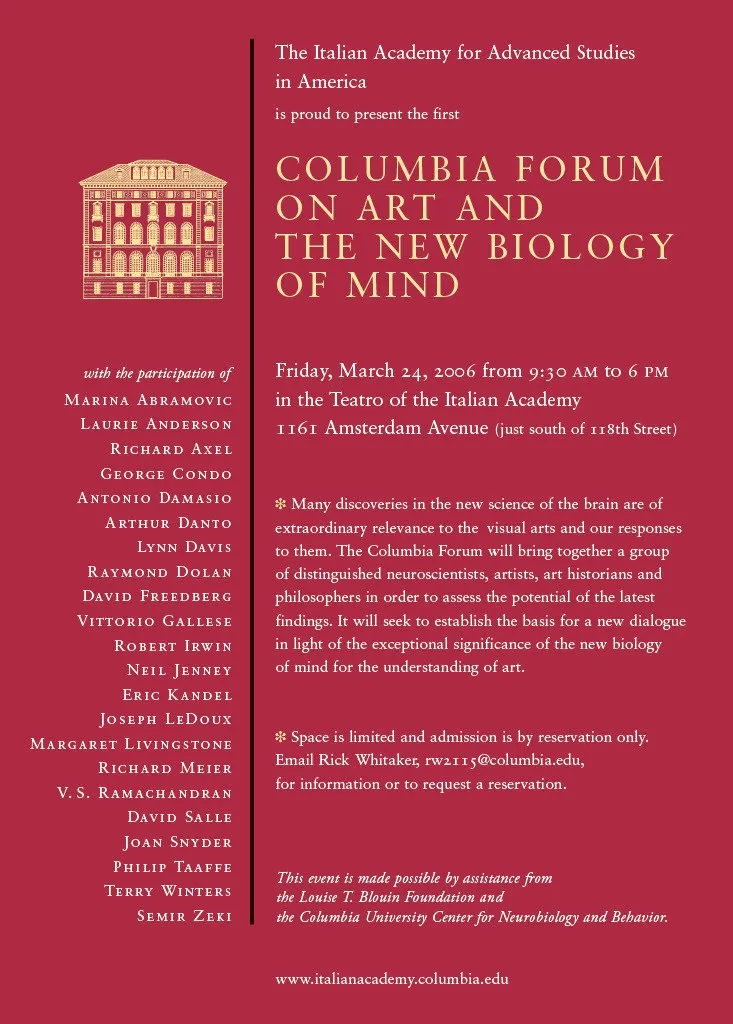 Poster of event
