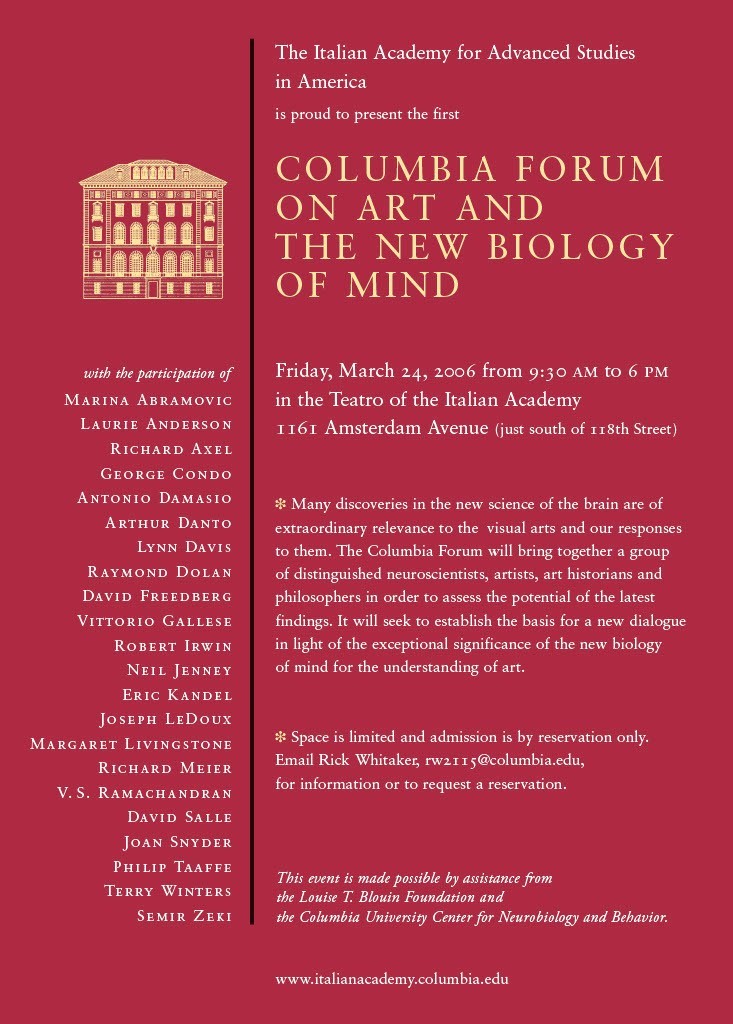Poster of event