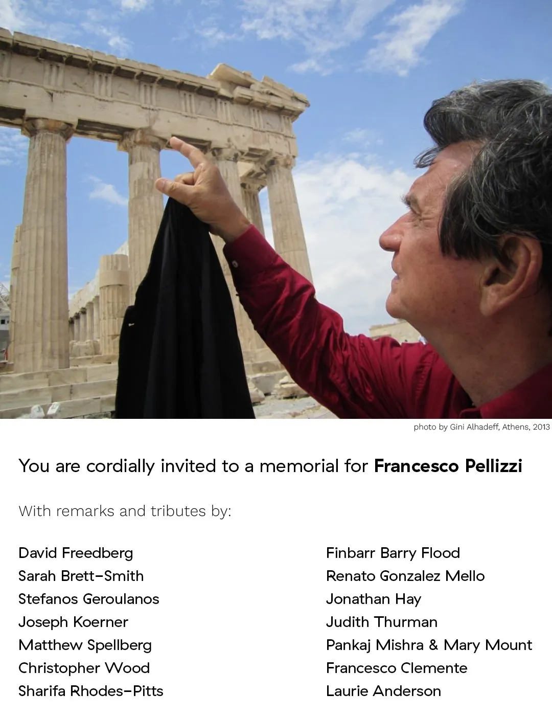 pellizzi at the parthenon
