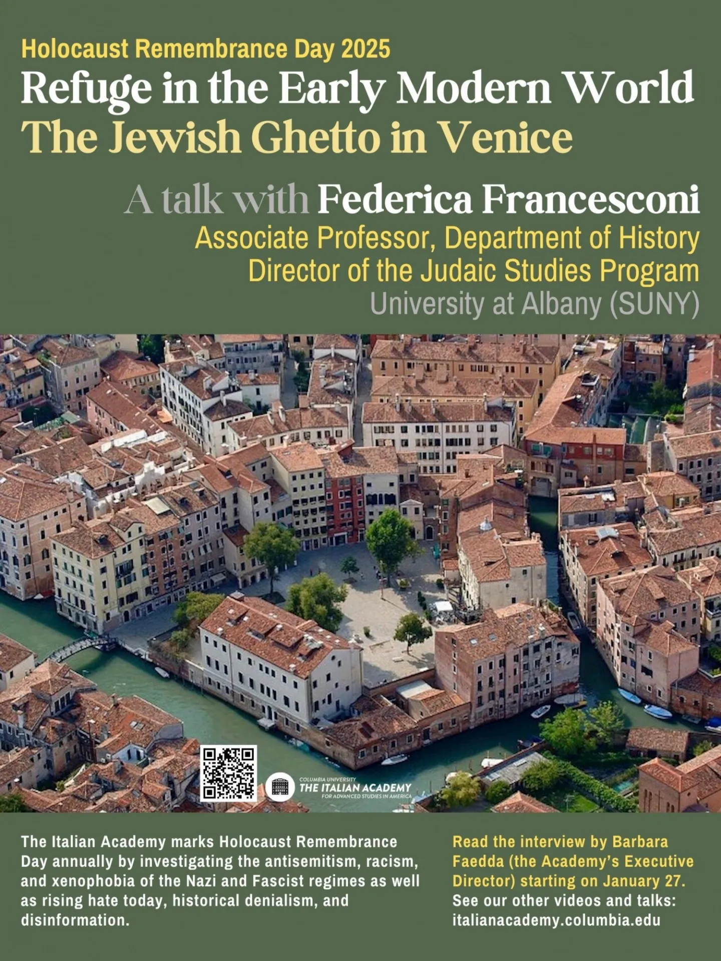 Poster of 2025 Holocaust remembrance 