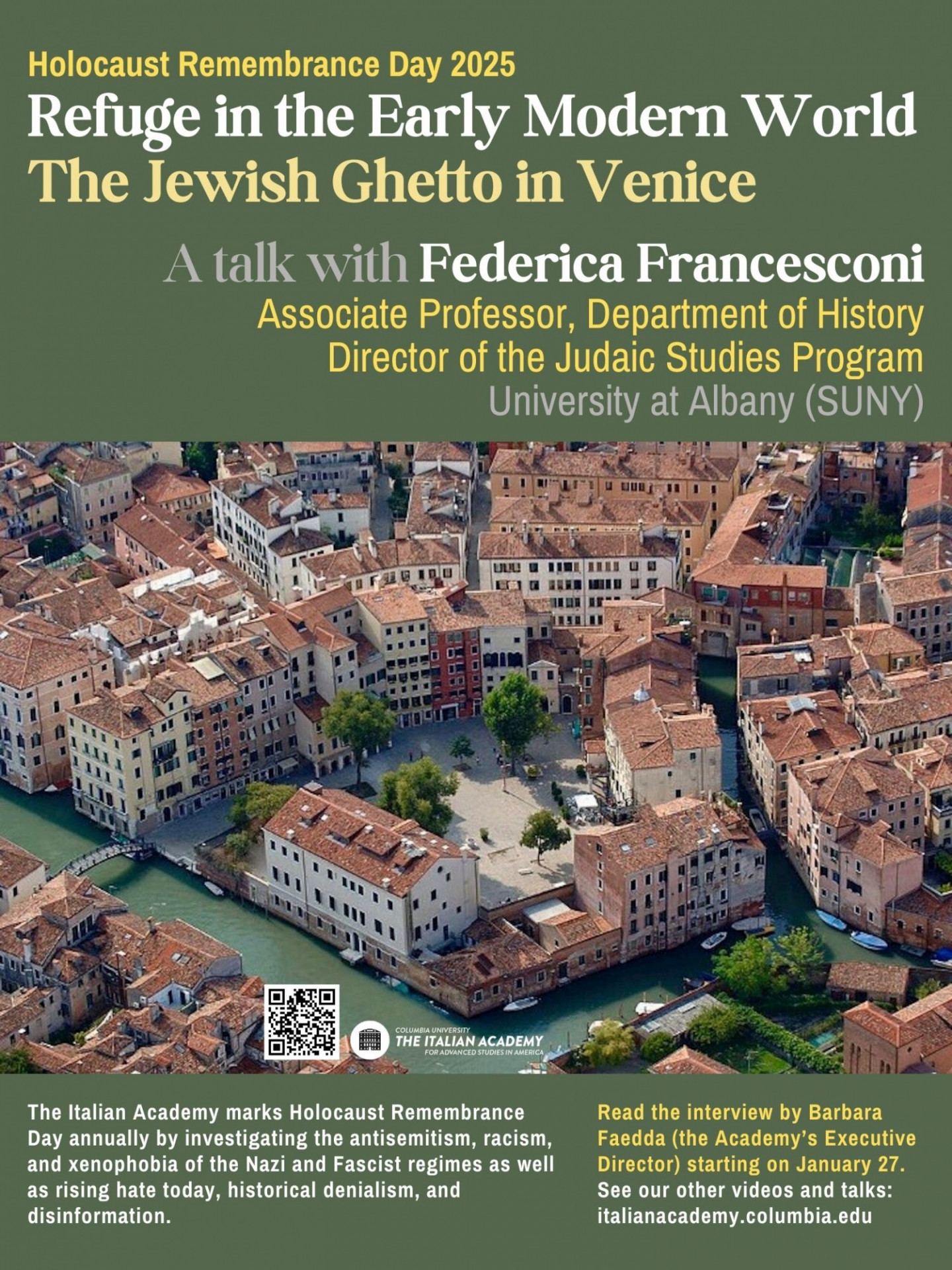 Poster of 2025 Holocaust remembrance 