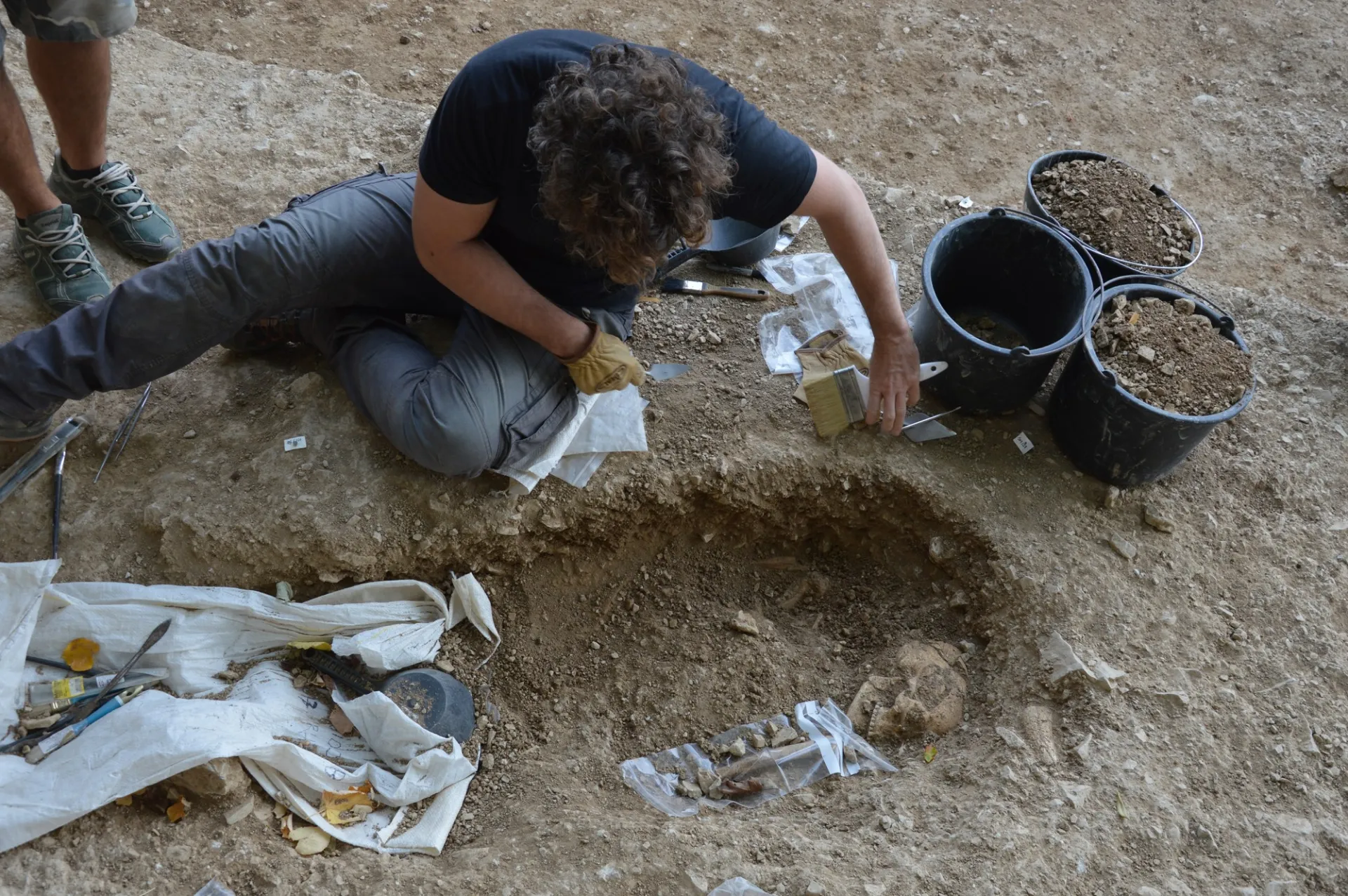 Archeological excavation